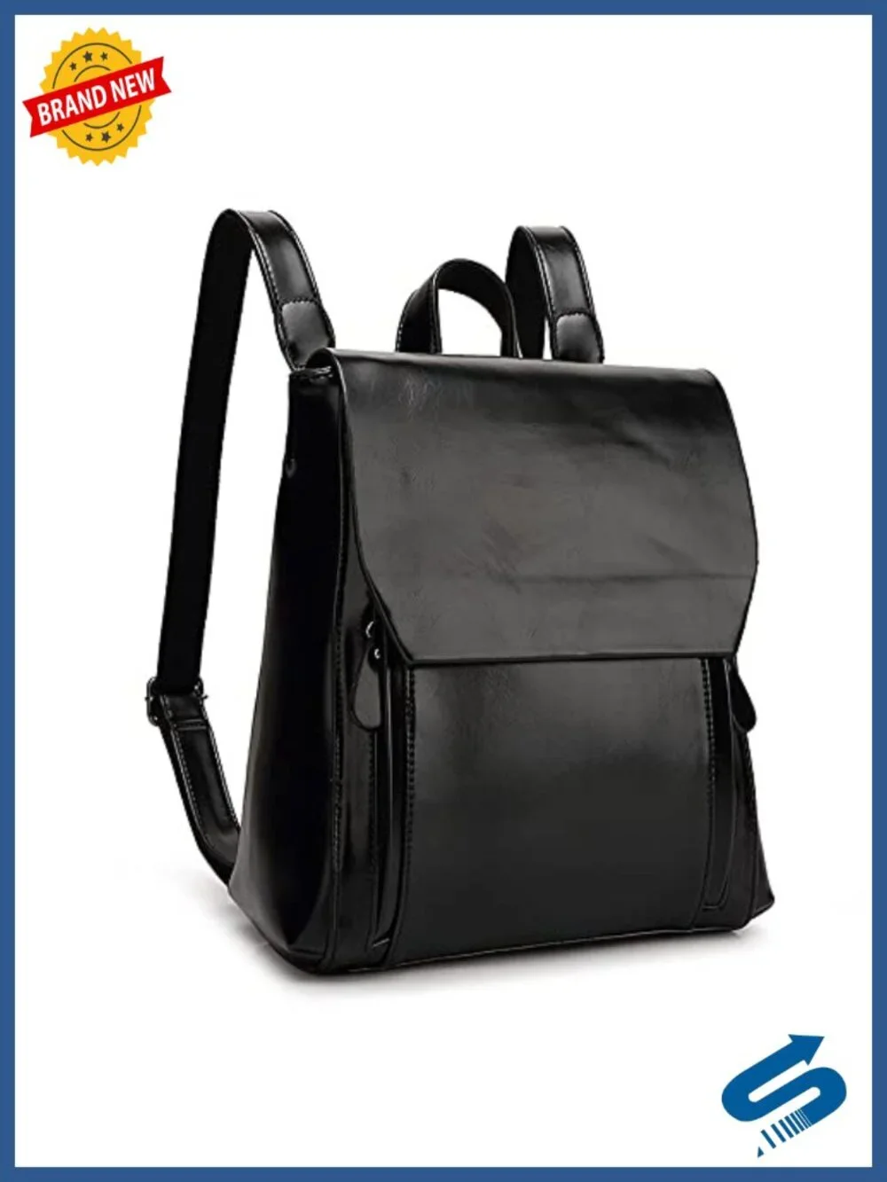 Vintage Oil Wax Leather Backpack Purse Satchel Bag Women College Casual